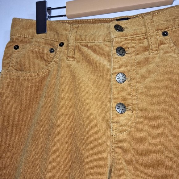 Re-Imagined by J. Crew Mustard Color 9" High-Rise Skinny Jeans Size 29 - Picture 4 of 9